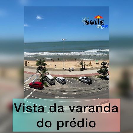 Suite Mar 210 - Economica E Compacta - Praia Do Morro - Predio Frente Mar Com Elevador, Atravessou A Avenida, Ja Esta Na Praia - Garagem - Internet Guarapari Ngoại thất bức ảnh