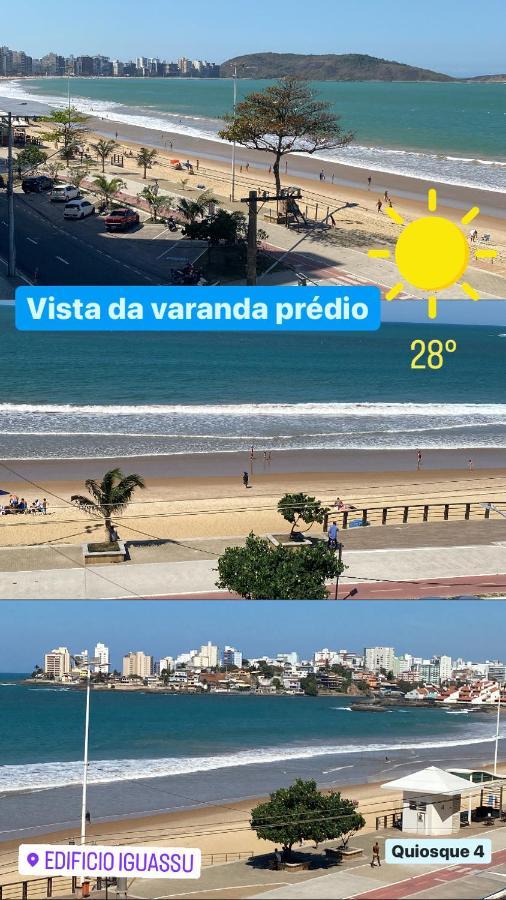 Suite Mar 210 - Economica E Compacta - Praia Do Morro - Predio Frente Mar Com Elevador, Atravessou A Avenida, Ja Esta Na Praia - Garagem - Internet Guarapari Ngoại thất bức ảnh
