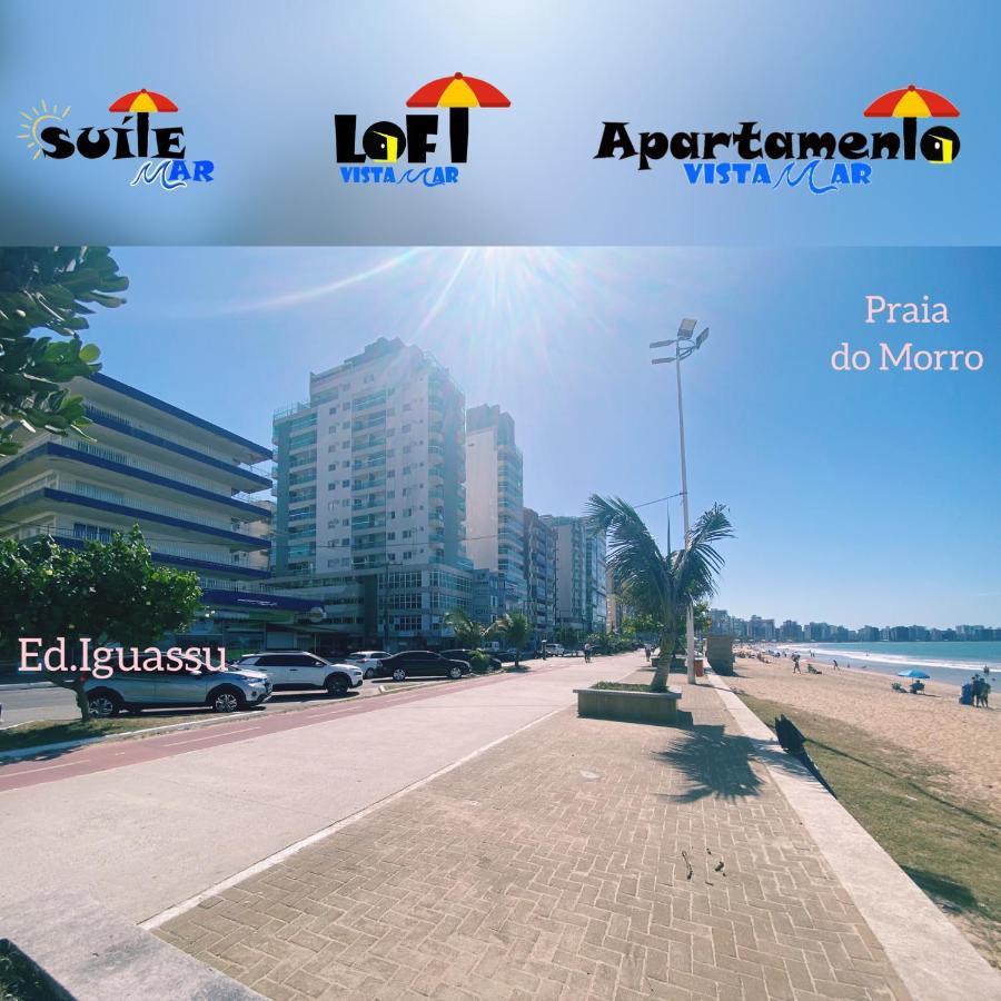 Suite Mar 210 - Economica E Compacta - Praia Do Morro - Predio Frente Mar Com Elevador, Atravessou A Avenida, Ja Esta Na Praia - Garagem - Internet Guarapari Ngoại thất bức ảnh