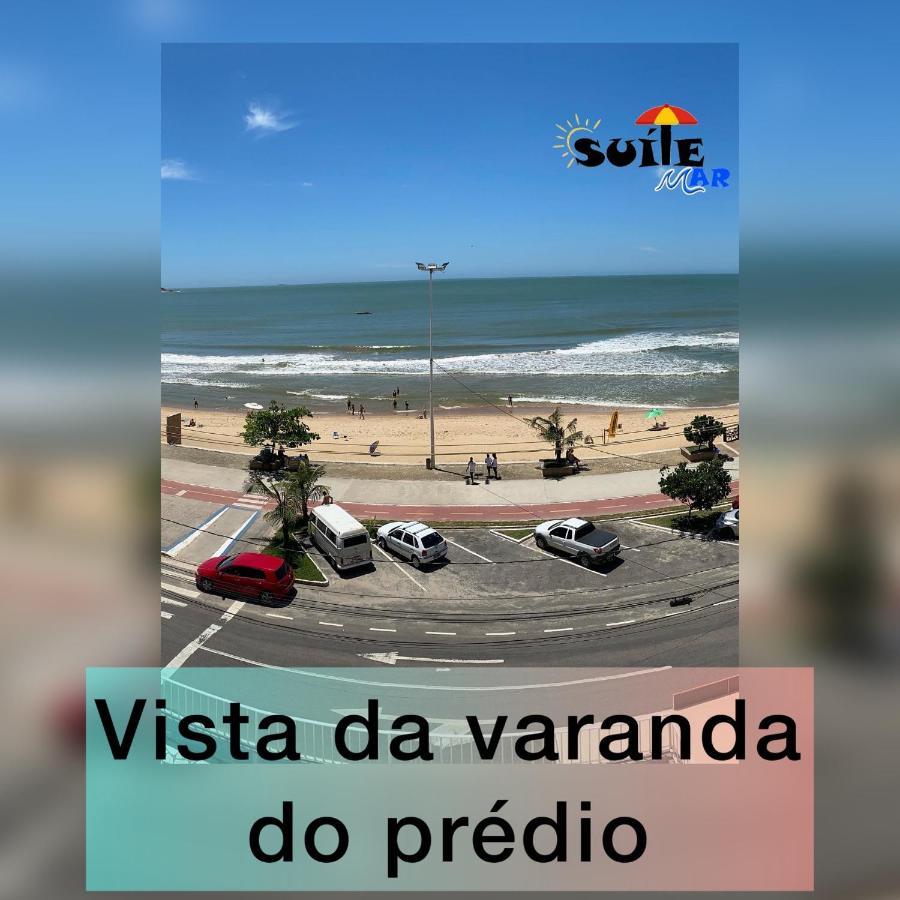 Suite Mar 210 - Economica E Compacta - Praia Do Morro - Predio Frente Mar Com Elevador, Atravessou A Avenida, Ja Esta Na Praia - Garagem - Internet Guarapari Ngoại thất bức ảnh