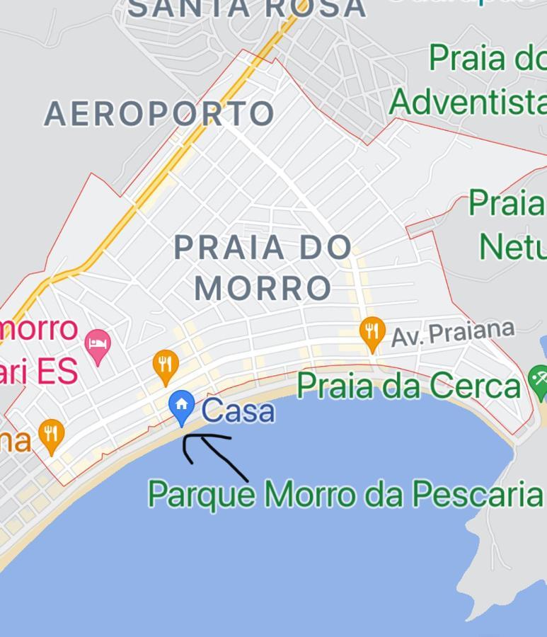 Suite Mar 210 - Economica E Compacta - Praia Do Morro - Predio Frente Mar Com Elevador, Atravessou A Avenida, Ja Esta Na Praia - Garagem - Internet Guarapari Ngoại thất bức ảnh