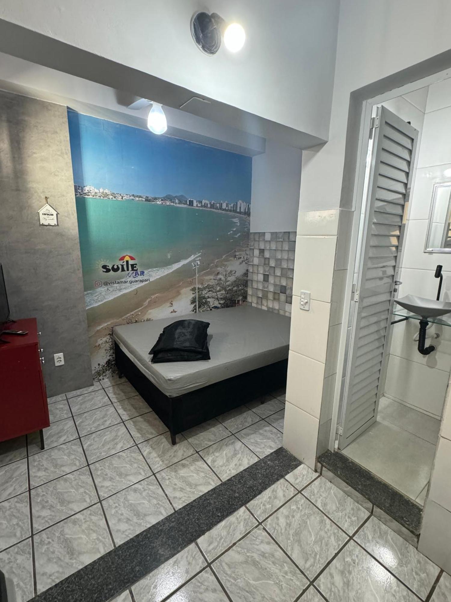 Suite Mar 210 - Economica E Compacta - Praia Do Morro - Predio Frente Mar Com Elevador, Atravessou A Avenida, Ja Esta Na Praia - Garagem - Internet Guarapari Ngoại thất bức ảnh